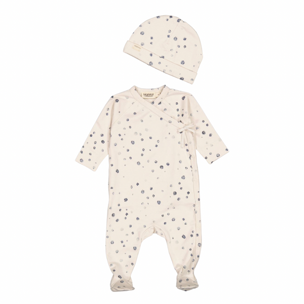 Rubetta Onesie and Hat Set Marbles