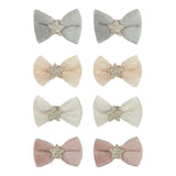 Ballerina Bow Mini Clips