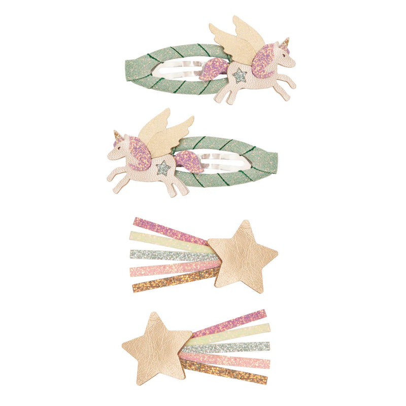 Flying Unicorn Clip Set