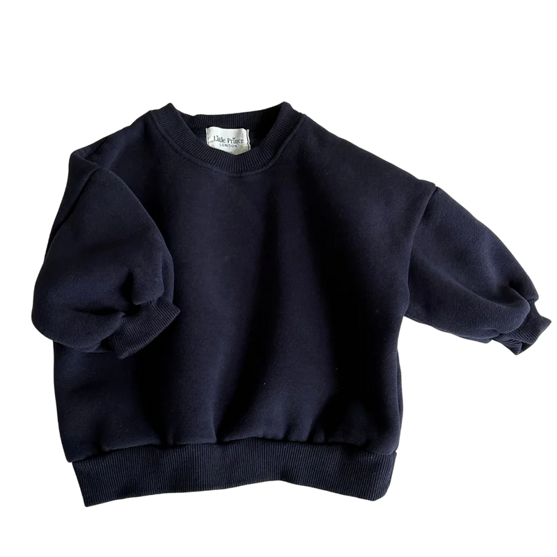 Navy Cotton Sweatshirt