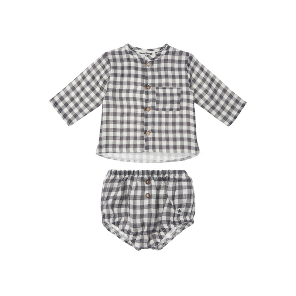 BABY BOY CHECK SET