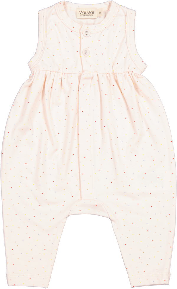 Ruberto Romper in Pink Tivoli Dots