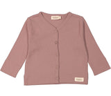 Cardigan and Leggings Set in Light Mauve