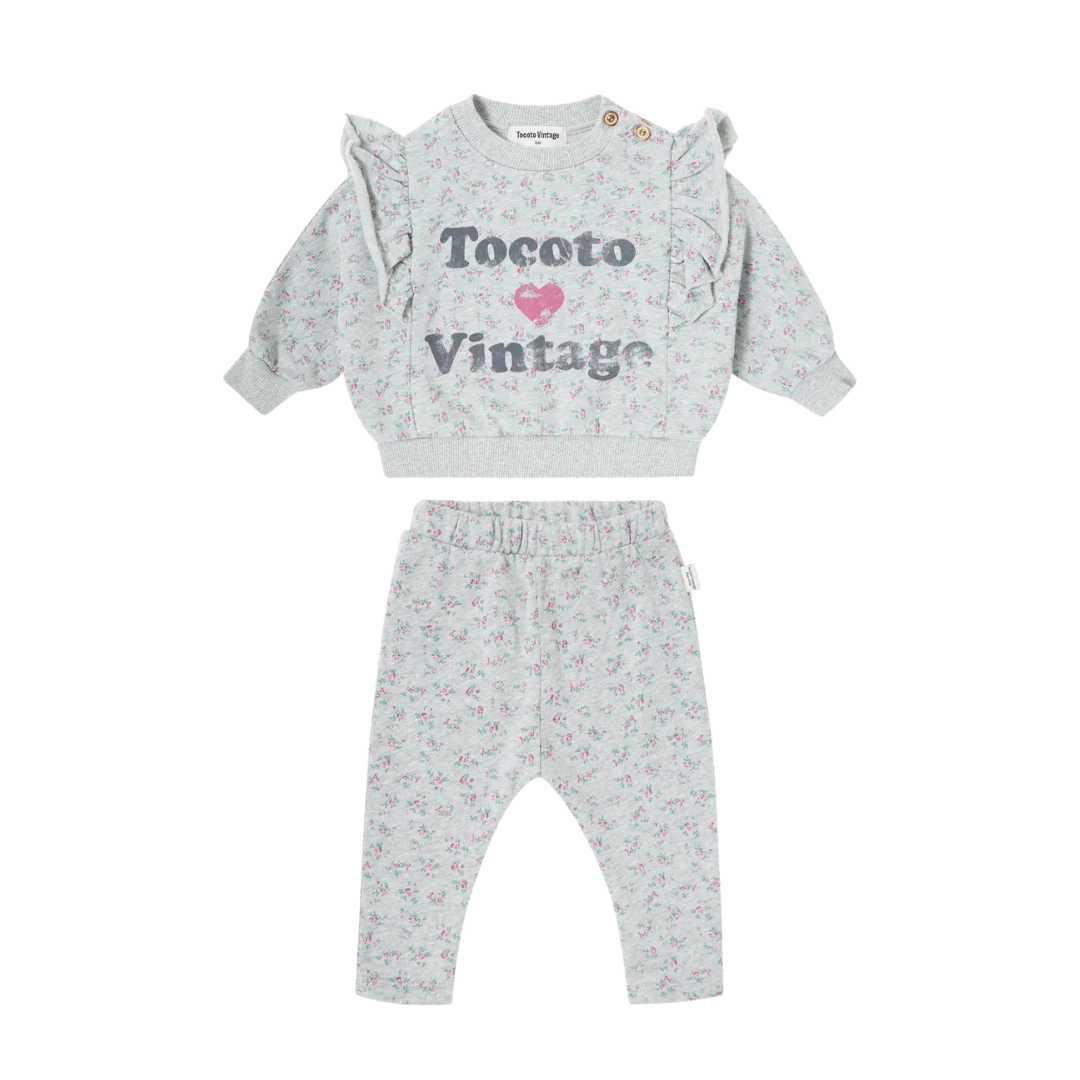 KIDS ONE PIECE WITH FRILL STRAP 12-14 PRETTY AS A POPPY main image 1