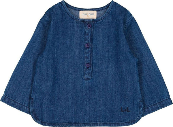 Oncle Light Denim Baby Shirt