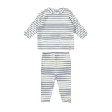 Navy Striped Set