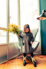 Belinda Grey Washed Denim Dress