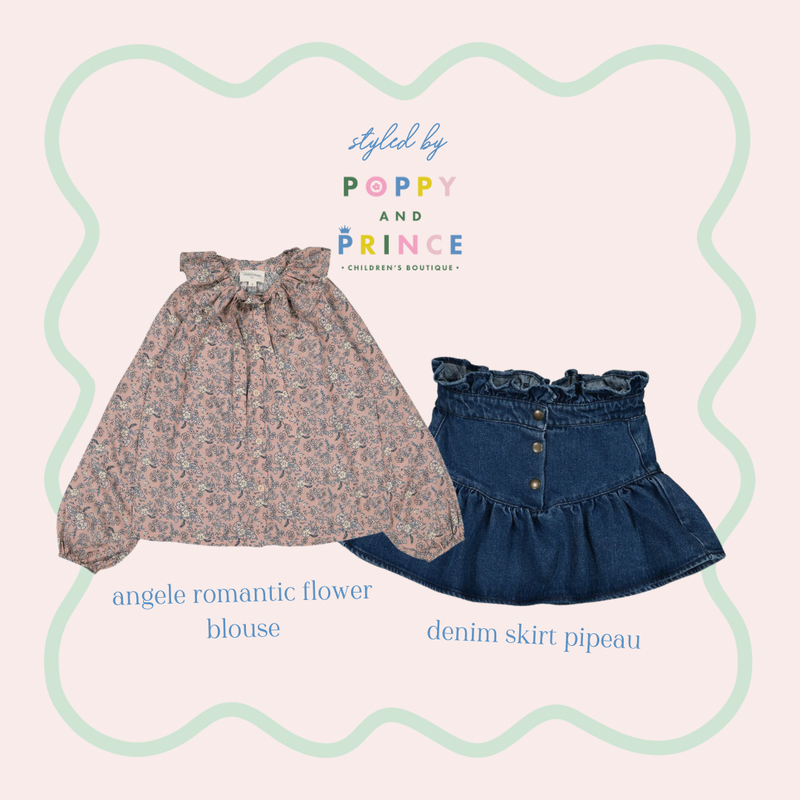 Pipeau Denim Skirt