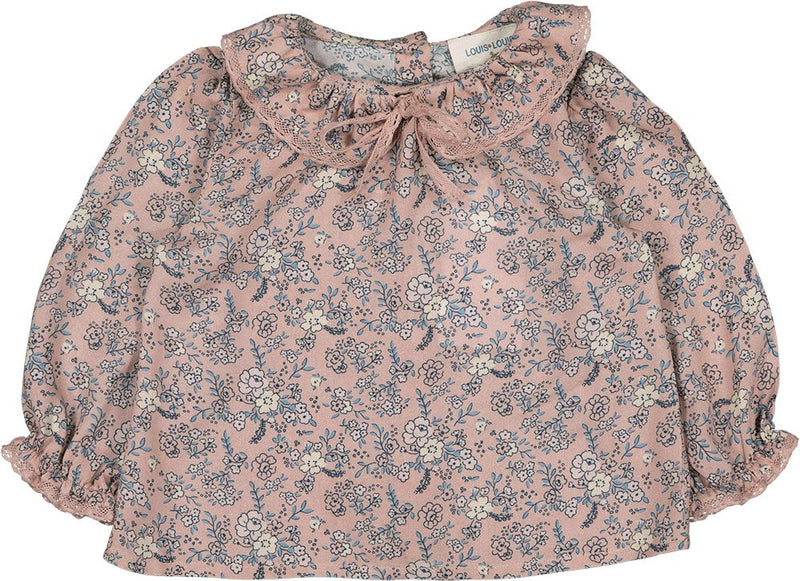 Romantic Flower Blouse and Bloomer Set