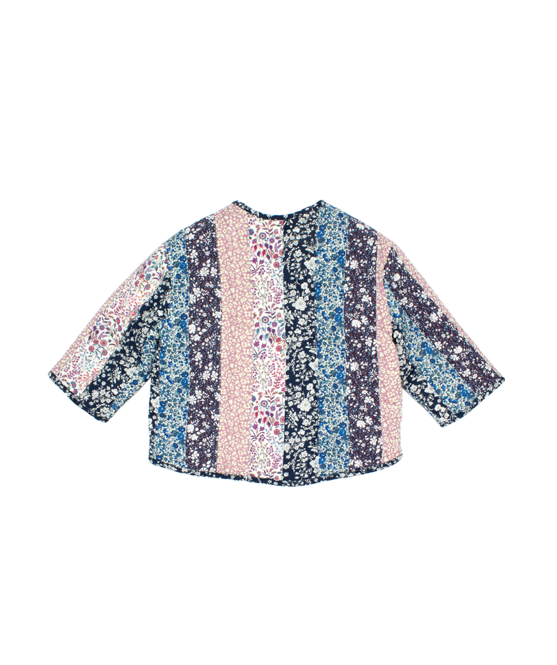 Liberty Bingley Patchwork Quilted Jacket Blue