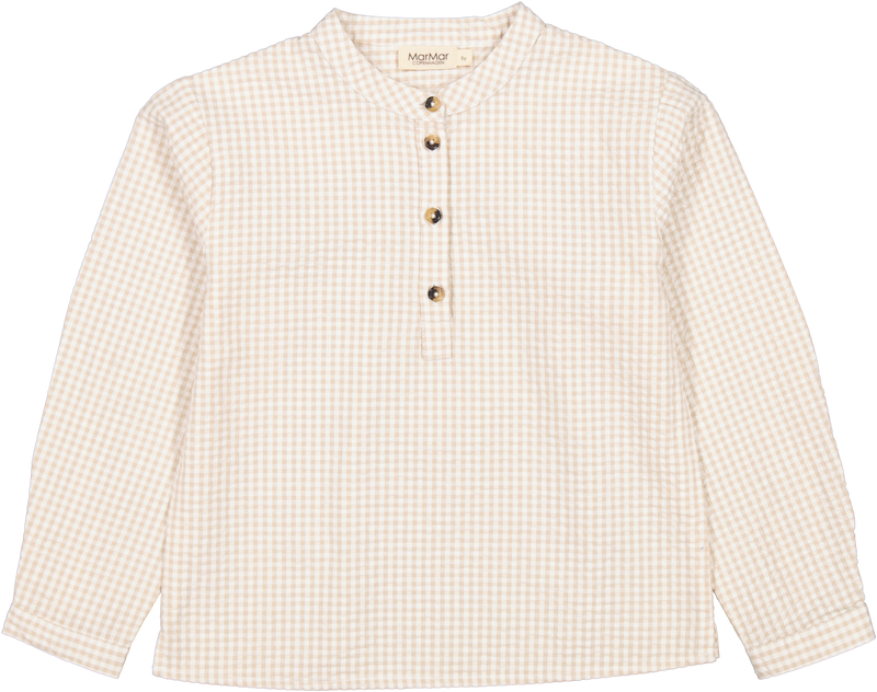 Tokyo Sand Gingham Seersucker Shirt