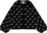 Gulsah Black Cherry Cardigan