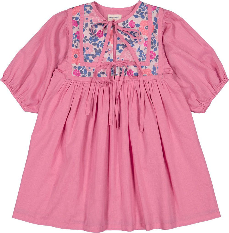 Paula Pink Vintage Flower Dress