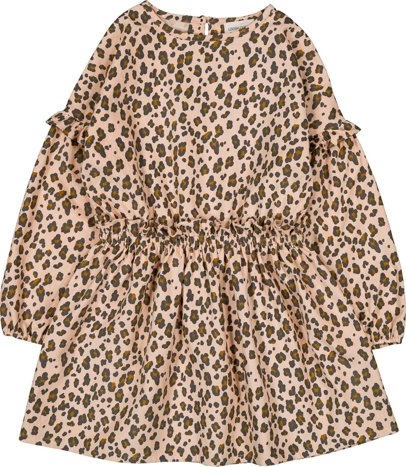 Umyma Corduroy Leopard Dress