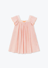 Rose Neon Striped Dress