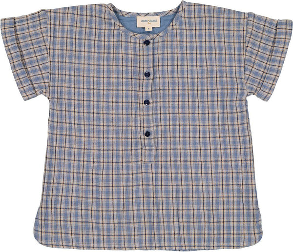 Saul Blue Tartan Shirt