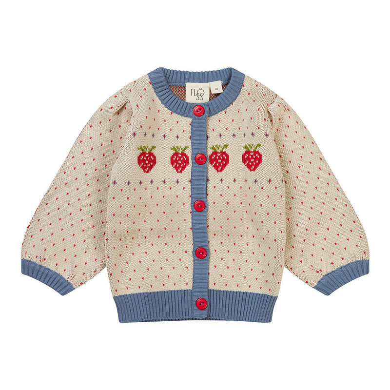 Betty Strawberry Cardigan