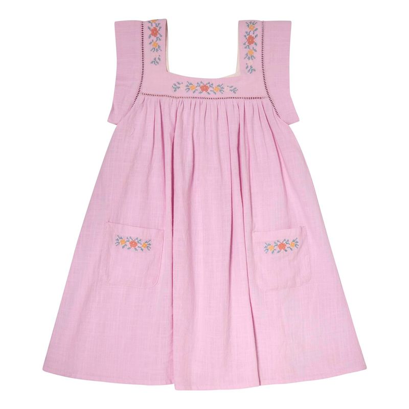 Flower Embroidered Girl Dress