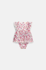 Lena Cream Floral Haven Romper