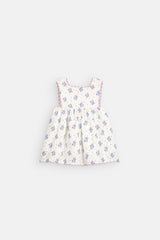 Aloisa Cream Flower Dunes Dress