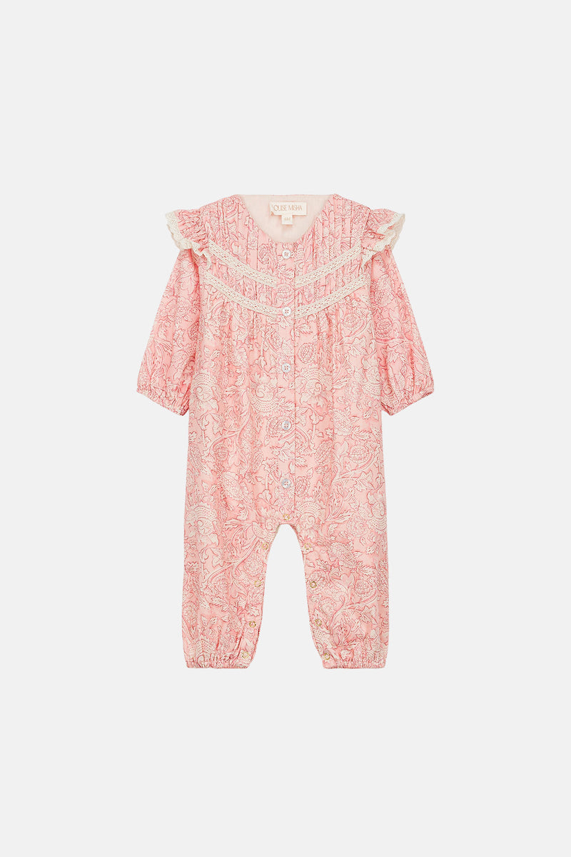 Lilany Pink Mountain Avens Jumpsuit