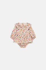 India Cream Wild Flowers Romper