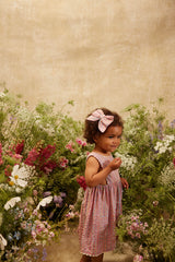 Gilla Pink Pomelo Checks Hair Bow