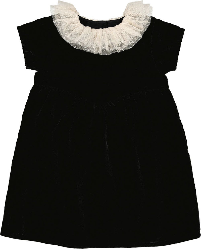 Black Velvet Jeane Dress