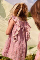 Martine Pink Pomelo Checks Dress