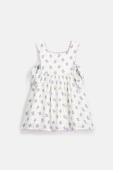 Aloisa Cream Flower Dunes Dress