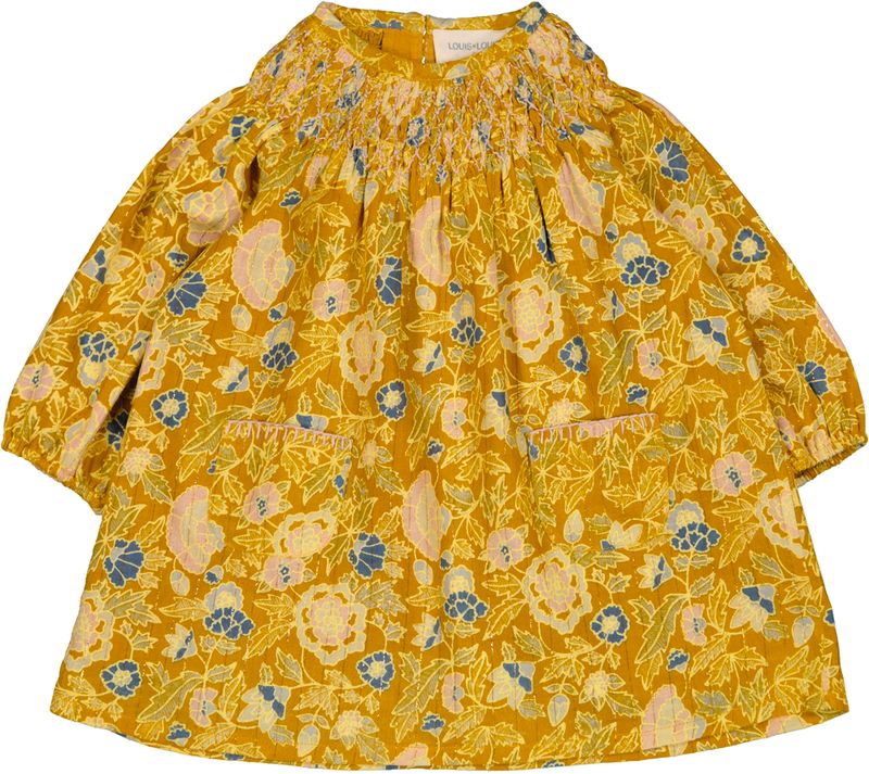 Maxine Saffran Indian Flower Baby Dress