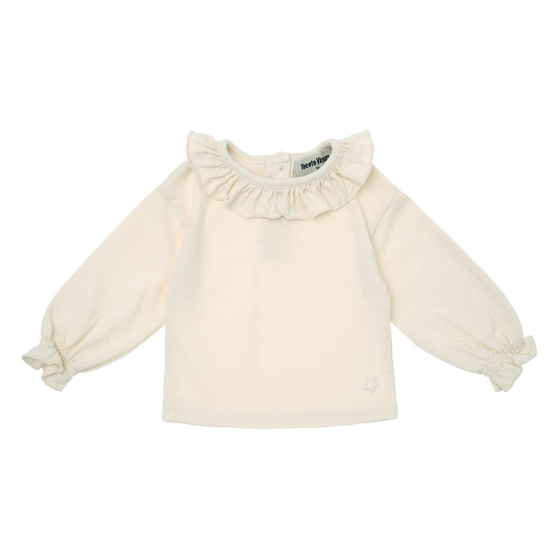 BABY EMBROIDERED NECK T-SHIRT