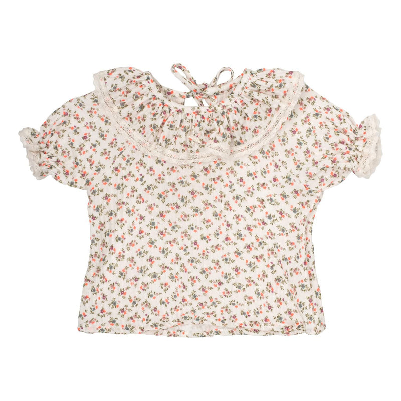 Flowered Blouse and Bloomer Set