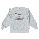 Flower Print Sweatshirt