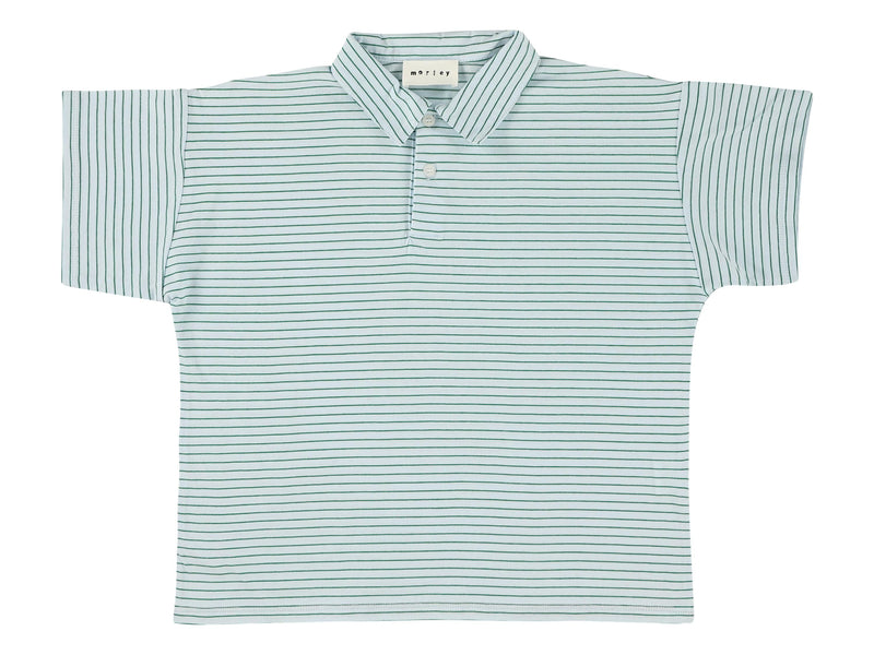 MINT JERSEY STRIPED POLO SHIRT