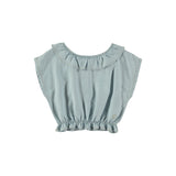 BABY DENIM BLOUSE AND BLOOMER SET