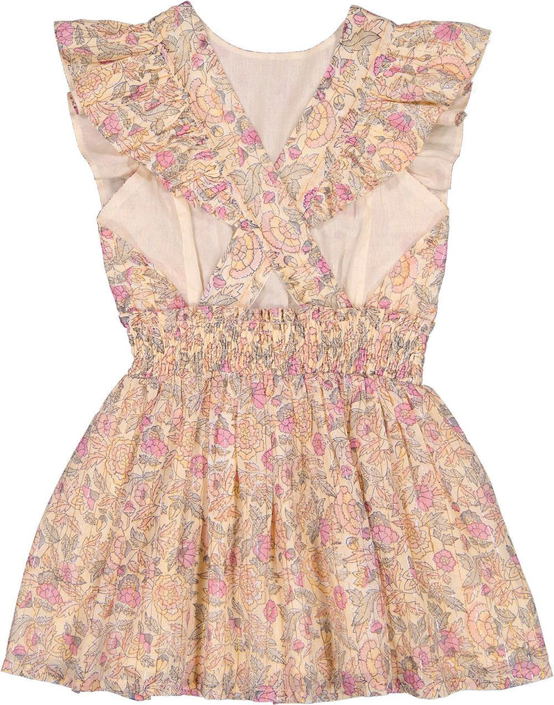 Gilda Lilac Indian Flower Dress