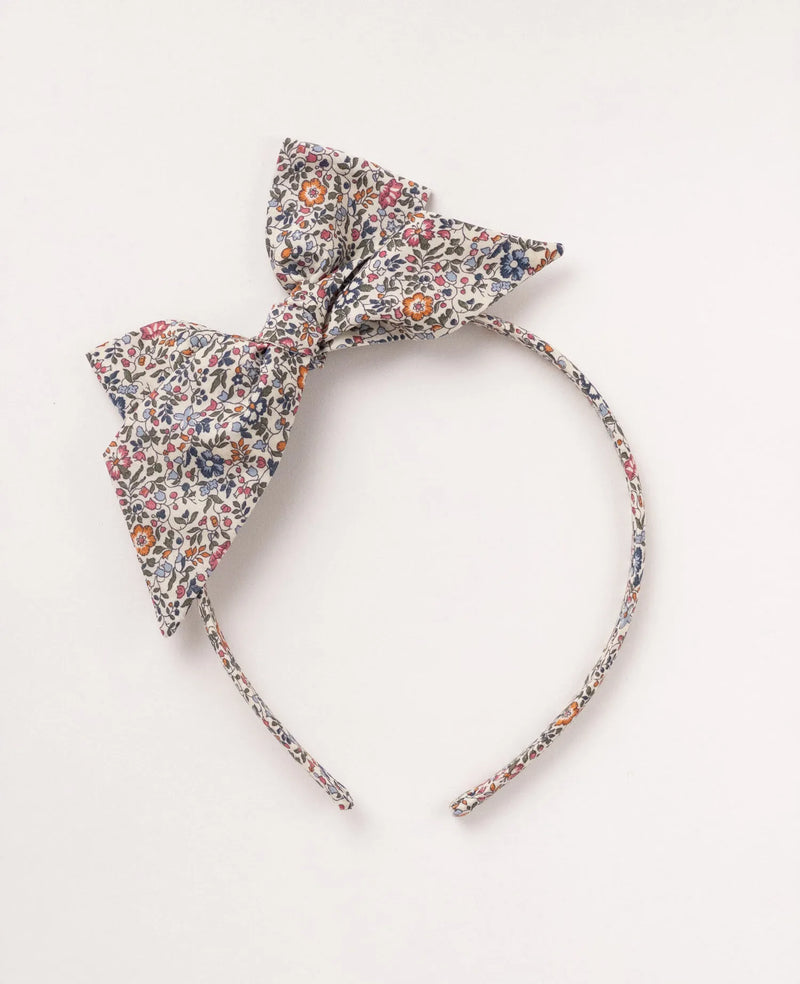 Alice Headband Large Bow Liberty Crabapple