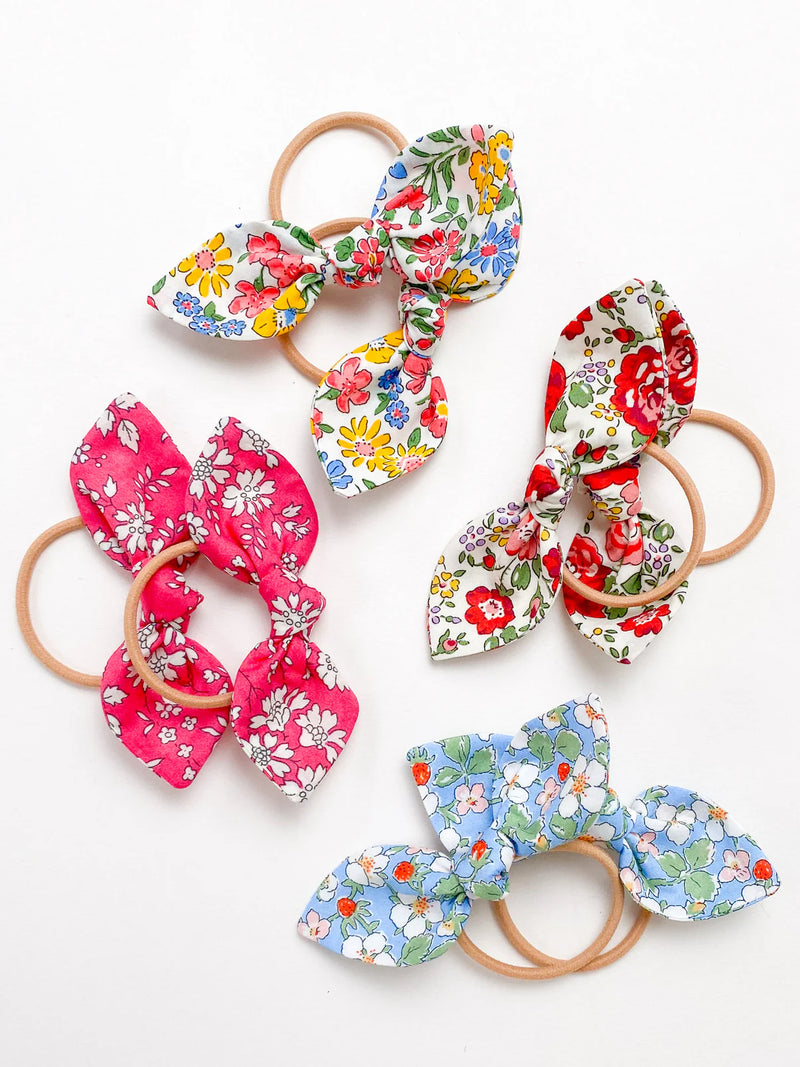 Bunny Hair Ties in Liberty Felicite