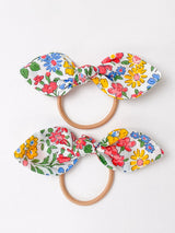 Bunny Hair Ties in Liberty Annabella