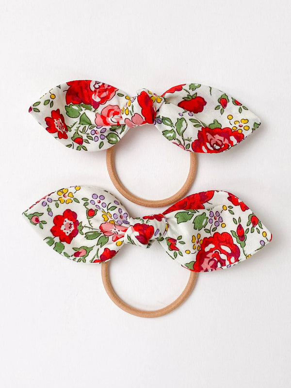 Bunny Hair Ties in Liberty Felicite