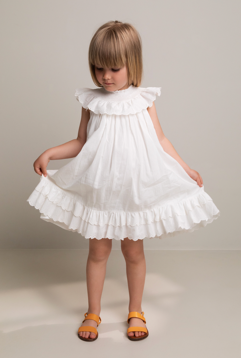 Druse Frill Cloud Dress