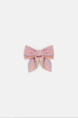 Gilla Pink Pomelo Checks Hair Bow