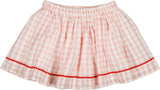 Opera Pink Vichy Check Skirt