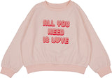 Pink Velvet Peace Sweatshirt