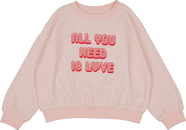 Pink Velvet Peace Sweatshirt