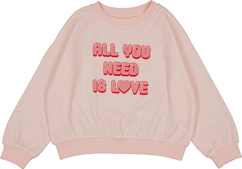 Pink Velvet Peace Sweatshirt