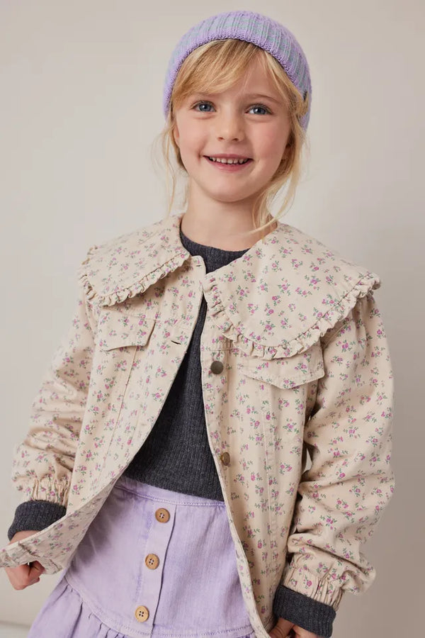 Beige Flowers Jacket