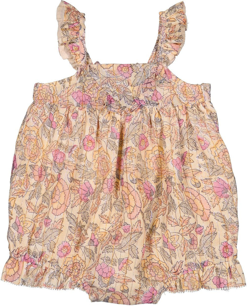 Evangeline Lilac Indian Flower Romper