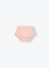 Rose Neon Striped Baby Bloomers